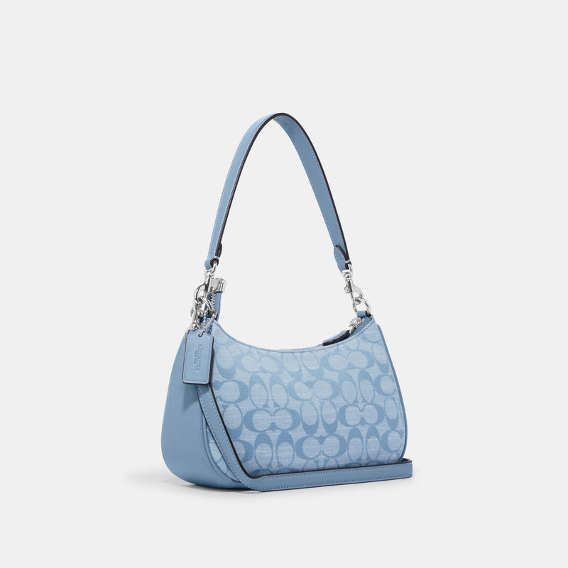 Teri Shoulder Bag In Signature Chambray