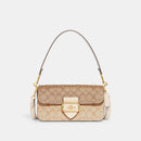 Morgan Shoulder Bag In Blocked Signature Canvas