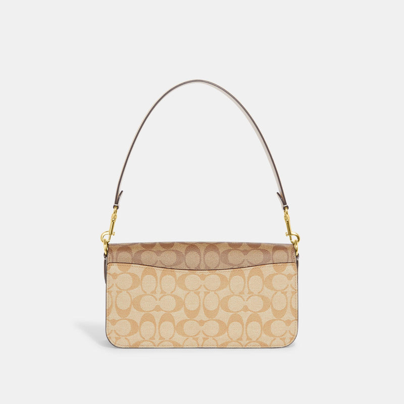 Morgan Shoulder Bag In Blocked Signature Canvas