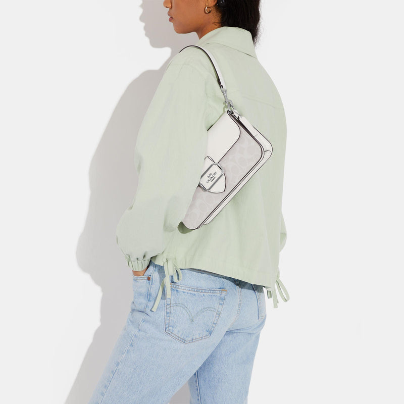 Morgan Shoulder Bag In Signature Canvas