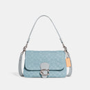 Soft Tabby Shoulder Bag In Signature Denim