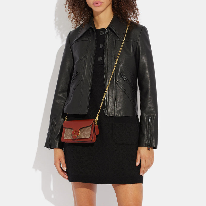 Tabby Wristlet In Signature Canvas