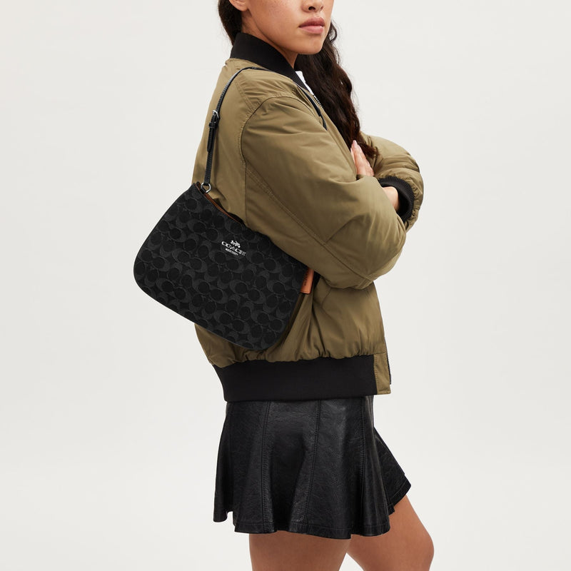 Penelope Shoulder Bag In Signature Denim