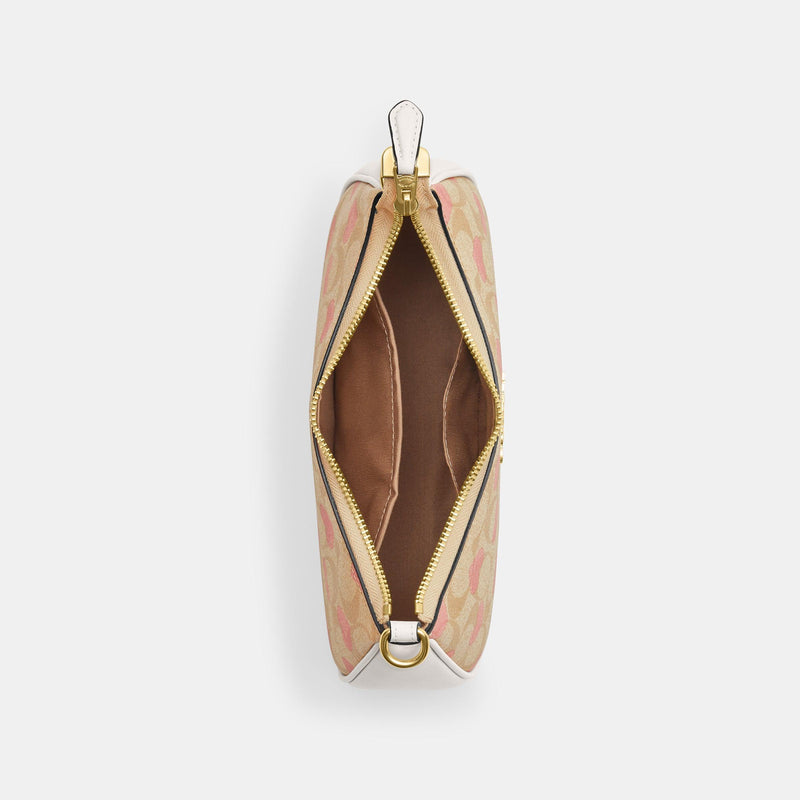 Teri Shoulder Bag In Signature Canvas With Heart Print