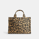 Cargo Tote With Leopard Print