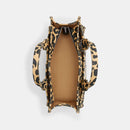 Cargo Tote With Leopard Print