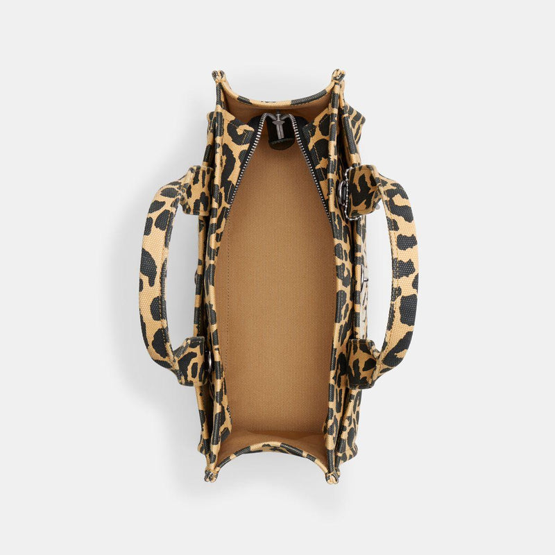 Cargo Tote With Leopard Print