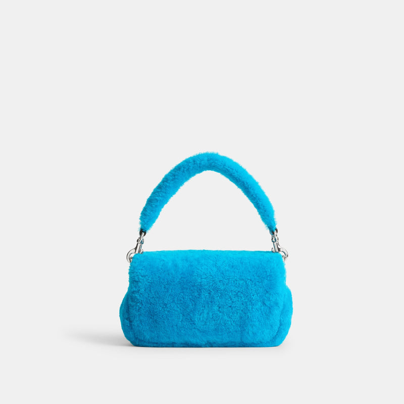 The Lil Nas X Drop Tabby Shoulder Bag 18 In Shearling