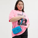 The Lil Nas X Drop Tabby Shoulder Bag 18 In Shearling