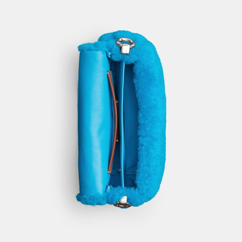 The Lil Nas X Drop Tabby Shoulder Bag 18 In Shearling