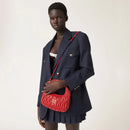 Miumiu - Wander matelassé nappa leather hobo bag red