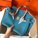 Hermes - Birkin 35 cm Bleu Izmir