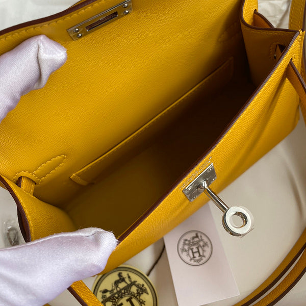 Hermes - Birkin 19 cm Miel doré