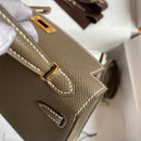 Hermes - Birkin 19 cm Taupe foncé