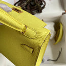 Hermes - Birkin 19 cm Jaune soleil