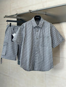 Dior - Ensemble SHORT + CHEMISE en Denim Gris