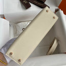 Hermes - Birkin 19 cm Crème Vanille