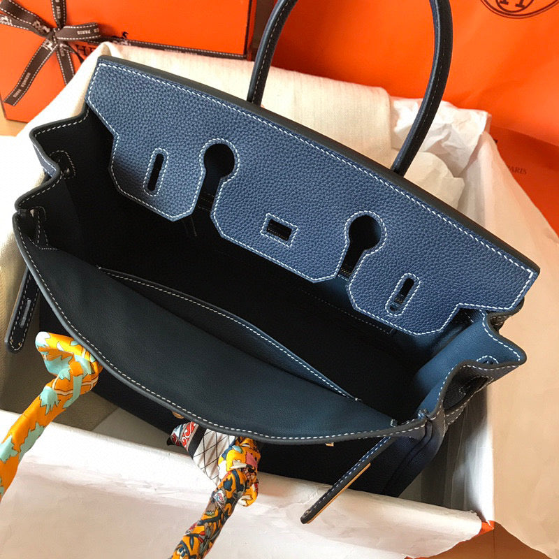 Hermes - Birkin 35 cm Bleu nuit