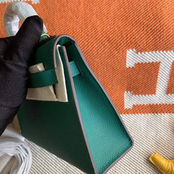 Hermes - Birkin 19 cm Vert bouteille