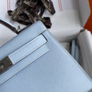 Birkin Bleu verre d'eau 19 cm Bleu glacier