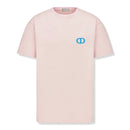 Dior CD Icon Relaxed Fit Cotton Pink T Shirt