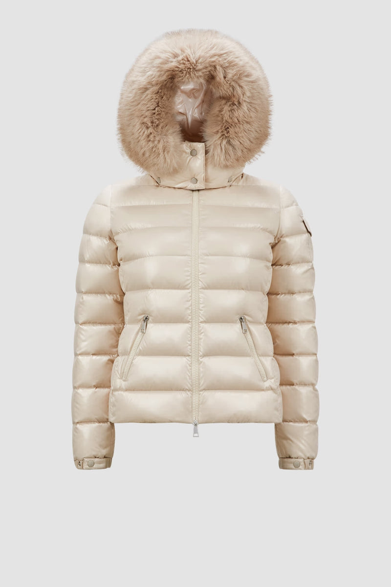 Moncler - Doudoune courte à capuche Moncler Badyf Beige clair F