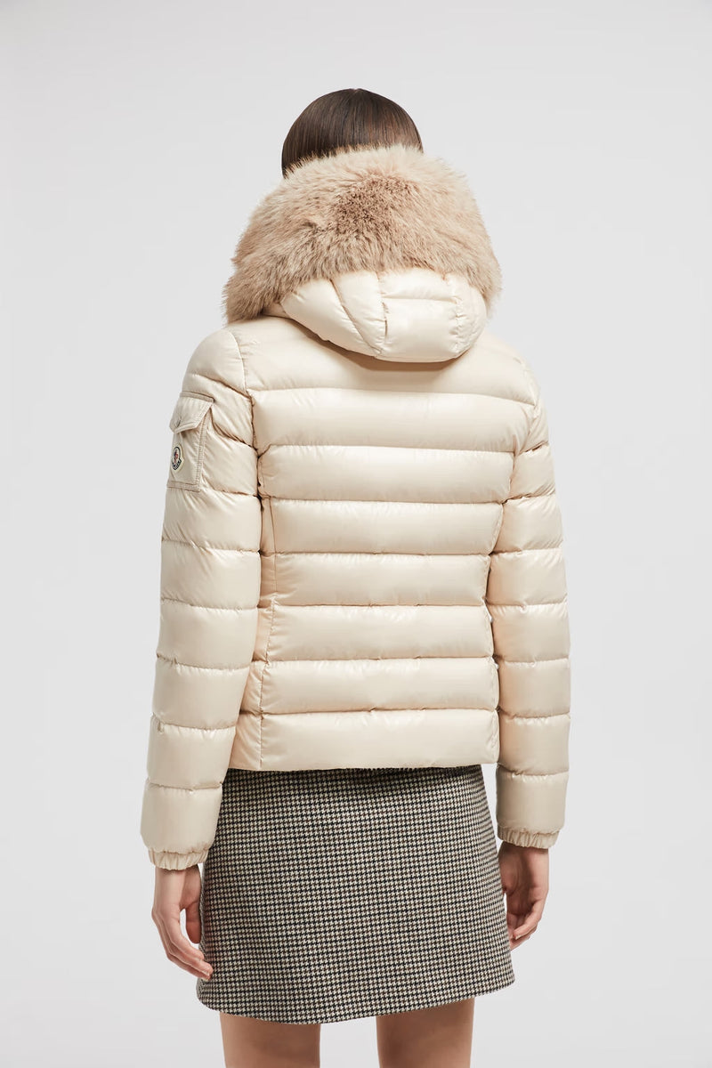 Moncler - Doudoune courte à capuche Moncler Badyf Beige clair F
