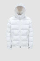 Moncler - Doudoune courte à capuche Moncler Maya Blanc