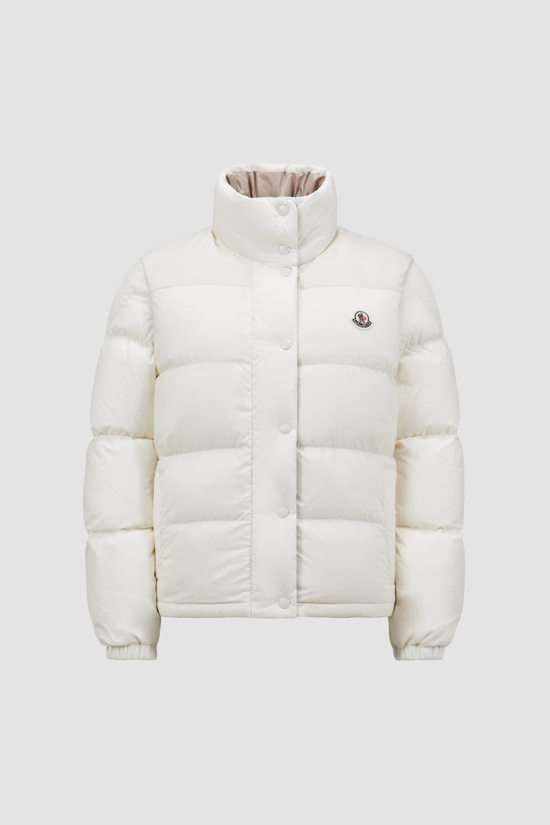 Moncler - Doudoune courte réversible Moncler Verone Blanc F