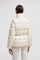 Moncler - Doudoune courte réversible Moncler Verone Blanc F