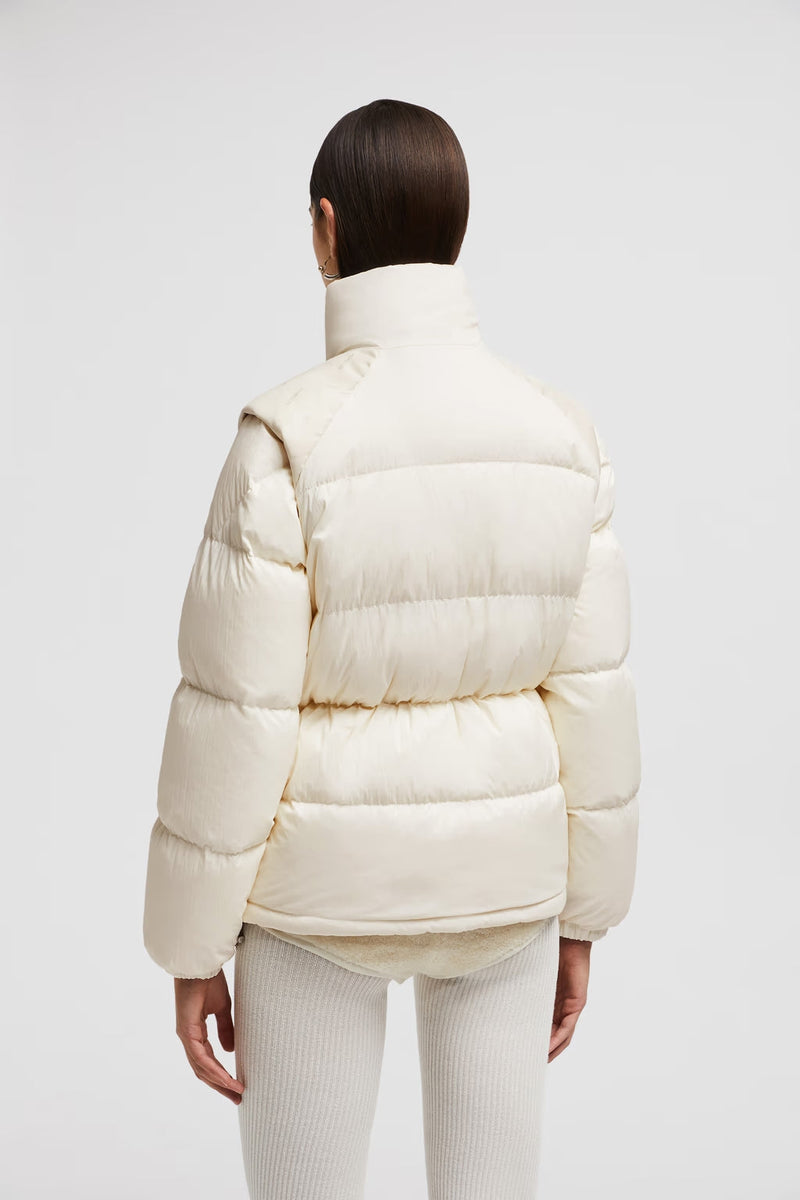 Moncler - Doudoune courte réversible Moncler Verone Blanc F