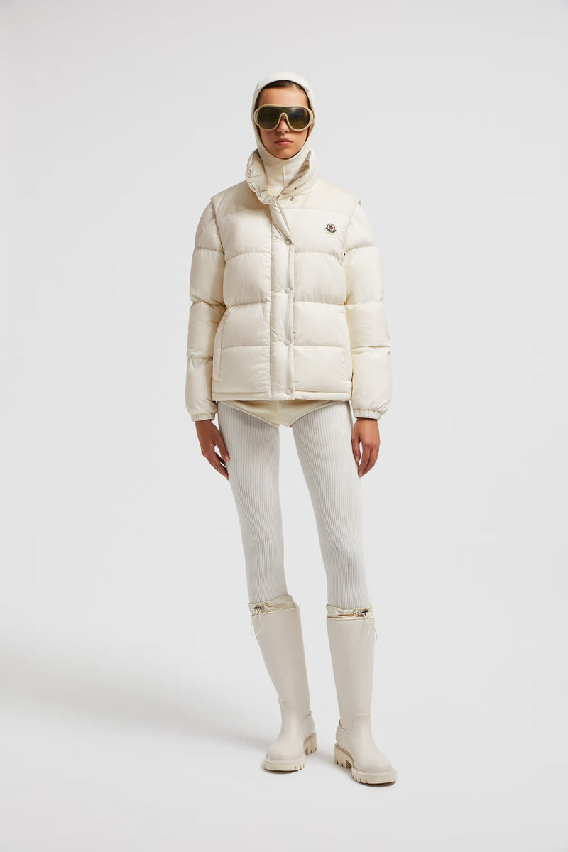 Moncler - Doudoune courte réversible Moncler Verone Blanc F