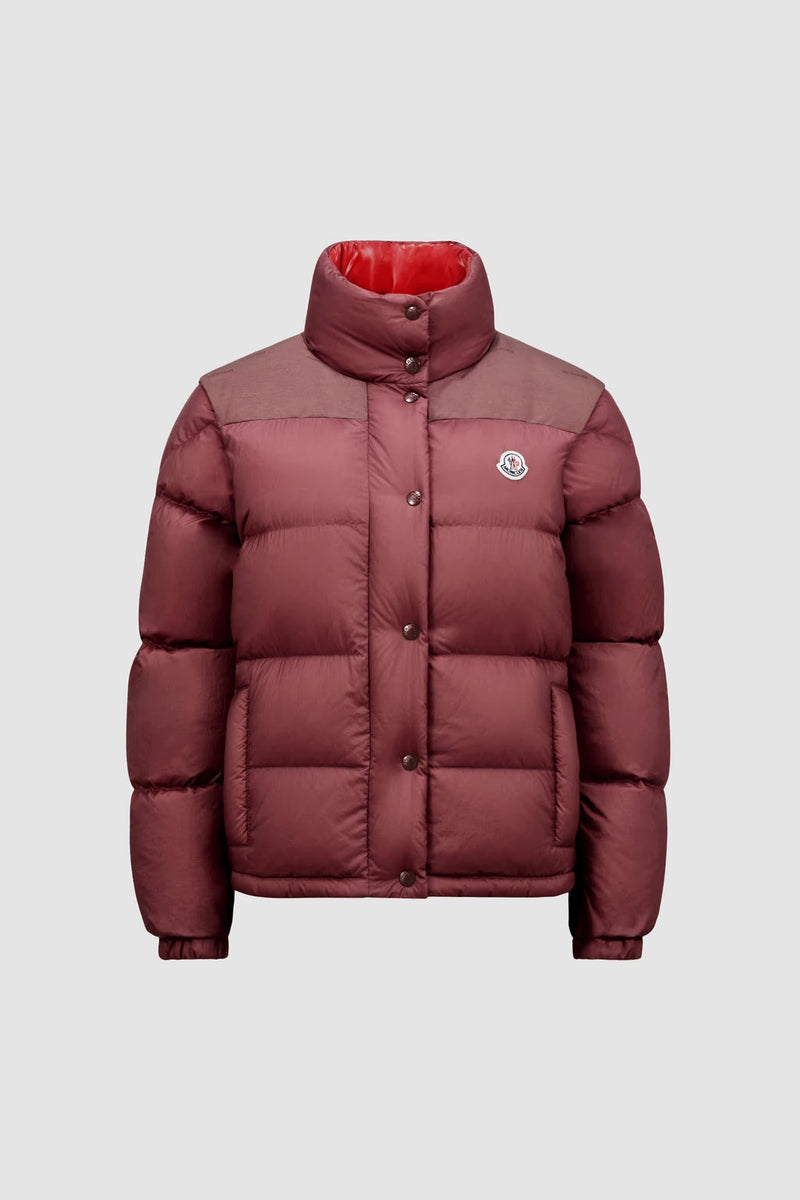 Moncler - Doudoune courte réversible Moncler Verone Bordeaux F