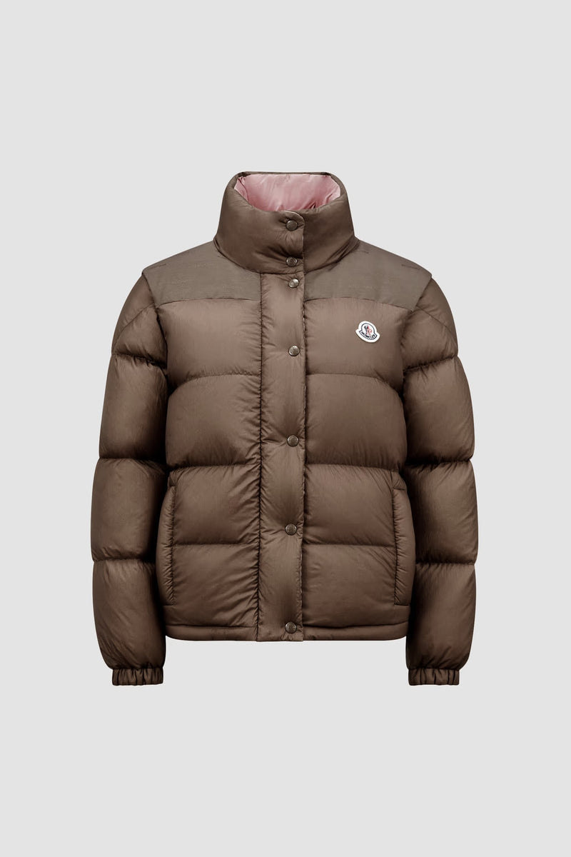 Moncler - Doudoune courte réversible Moncler Verone Maron F