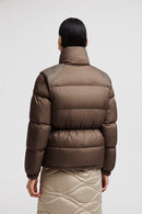 Moncler - Doudoune courte réversible Moncler Verone Maron F