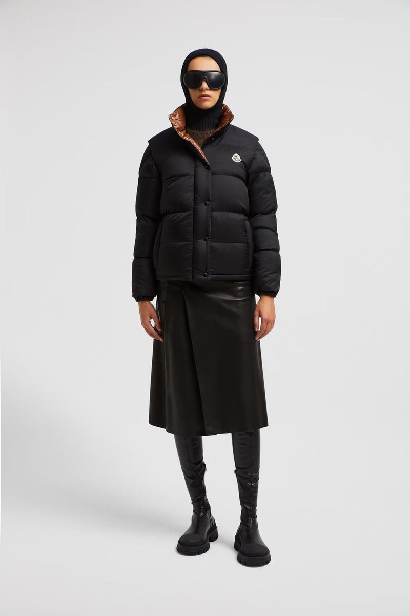 Moncler - Doudoune courte réversible Moncler Verone Noir F