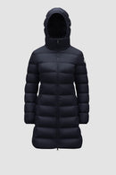Moncler - Doudoune longue à capuche Gie Moncler Bleu nuit
