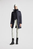 Moncler - Doudoune longue à capuche Gie Moncler Bleu nuit