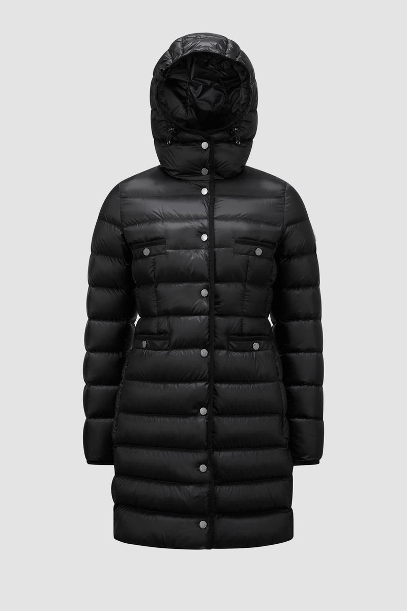 Moncler - Doudoune longue à capuche Moncler Hirma Noir