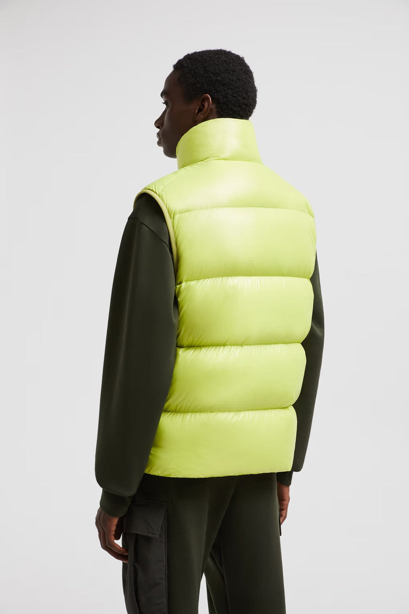 Moncler - Doudoune sans manche Sumido Moncler Vert citron