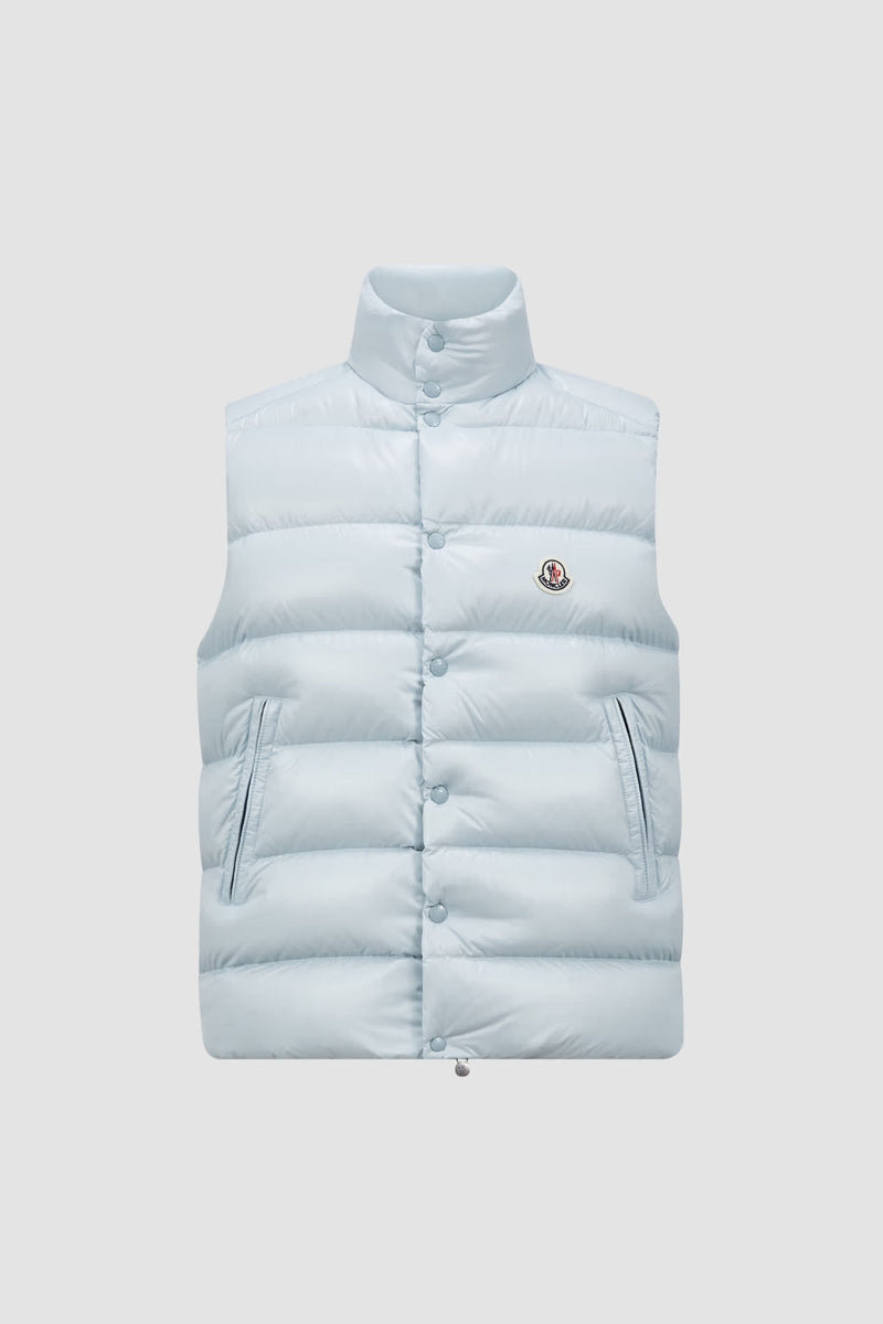 Moncler - Doudoune sans manche Tibb Moncler Bleu Pastel