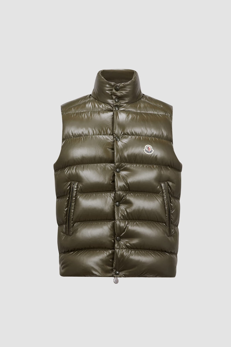 Moncler - Doudoune sans manche Tibb Moncler Vert olive