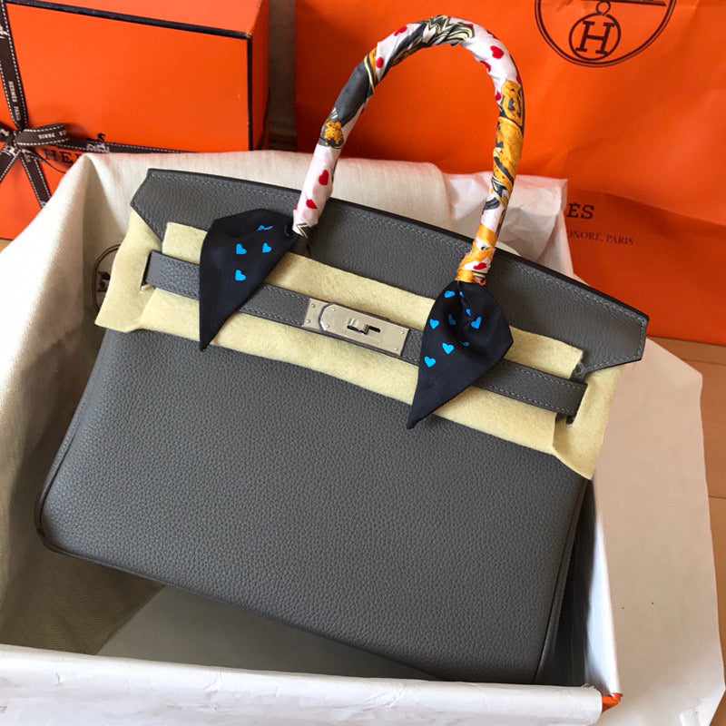 Hermes - Birkin 35 cm Gris taupe