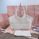 Miumiu - Crochet Tote Bag Blanc