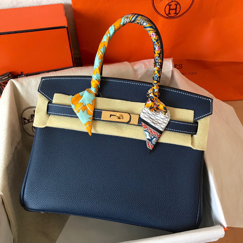 Hermes - Birkin 35 cm Bleu nuit