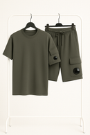 Ensemble C.P. Vert Kaki - T-Shirt & Short