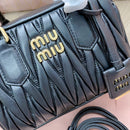 Miumiu - Arcadie matelassé nappa leather bag Noir