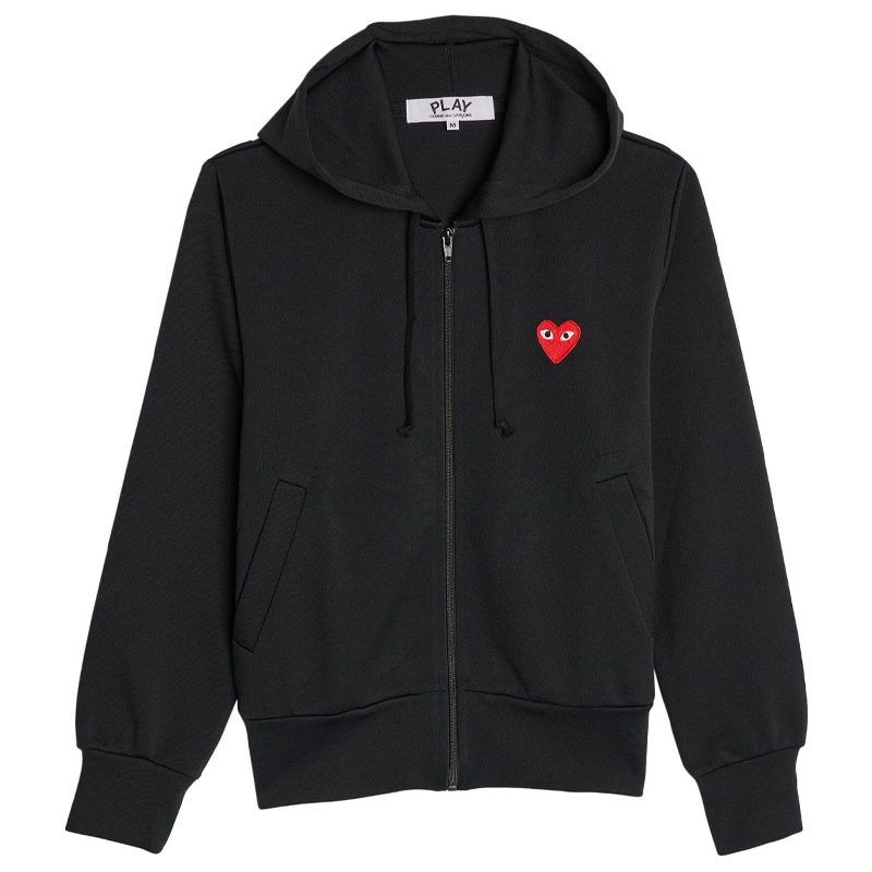 Comme Des Garçons - Gilet à Capuche CDG Noir