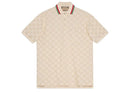 Gucci - GG Cotton Piquet Polo Ivory