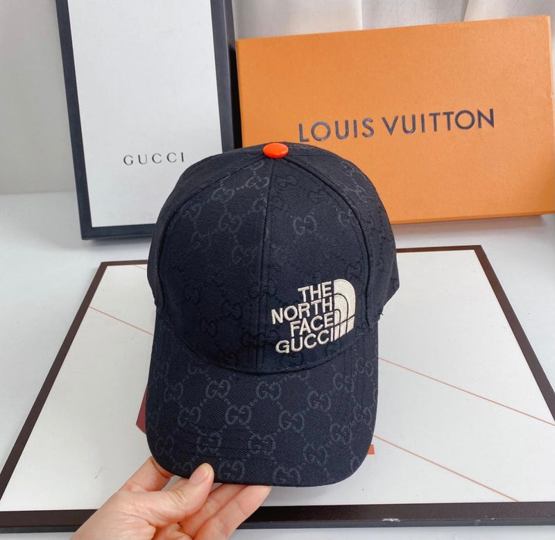 Gucci - Casquette Gucci x The North Face Bleu